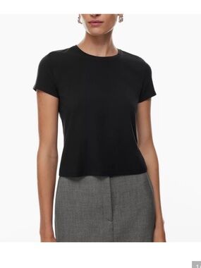 Aritzia Babaton Everyday T Shirt Maroon Burgundy size Small